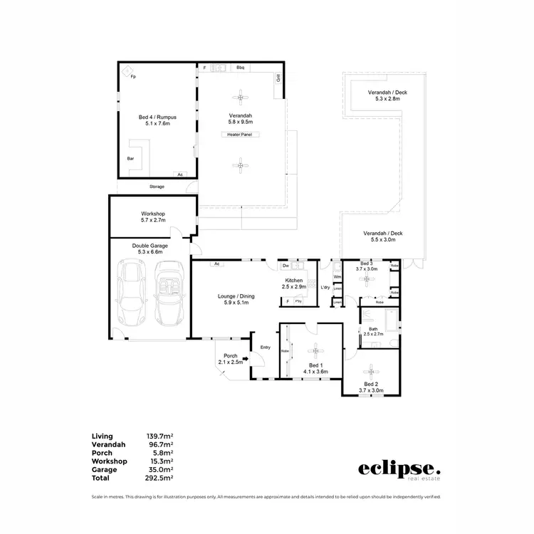Floorplan of Homely house listing, 13 Harkness Avenue, Modbury SA 5092