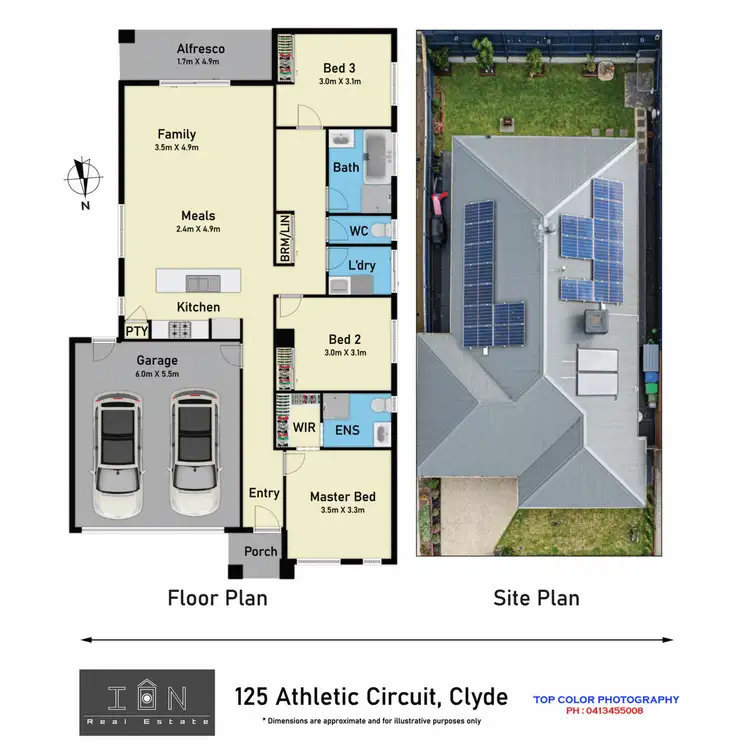 Floorplan of Homely house listing, 125 Athletic Circuit, Clyde VIC 3978