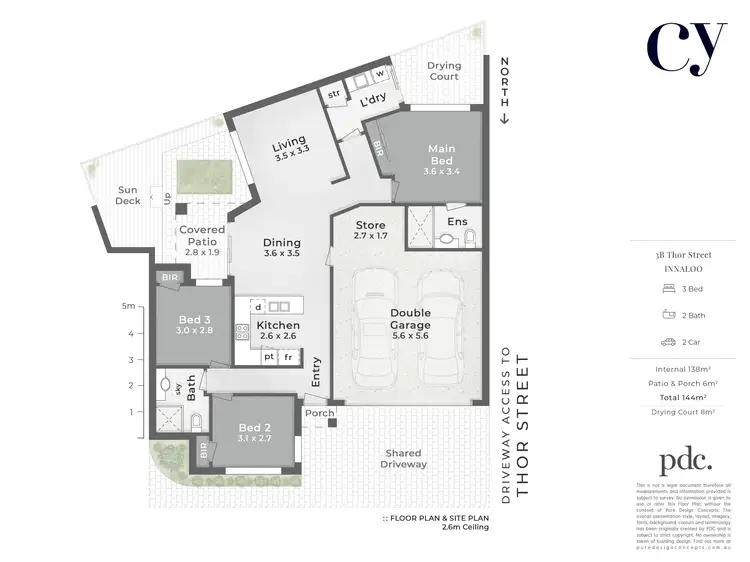 Floorplan of Homely house listing, 3B Thor Street, Innaloo WA 6018
