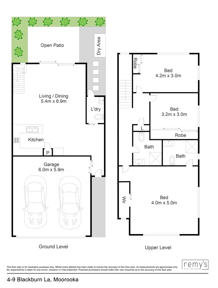 Floorplan of Homely townhouse listing, 4/9 Blackburn Lane, Moorooka QLD 4105