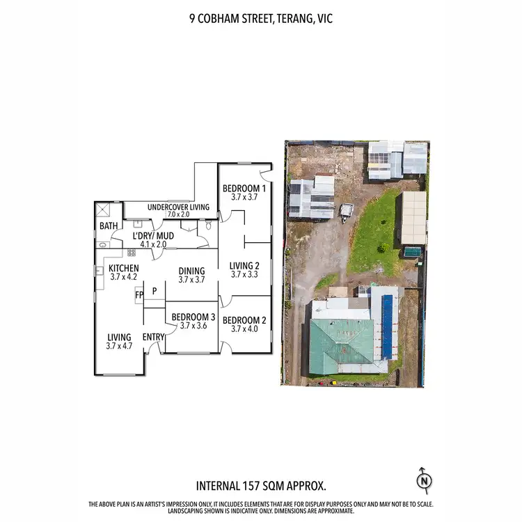 Floorplan of Homely house listing, 9 Cobham Street, Terang VIC 3264