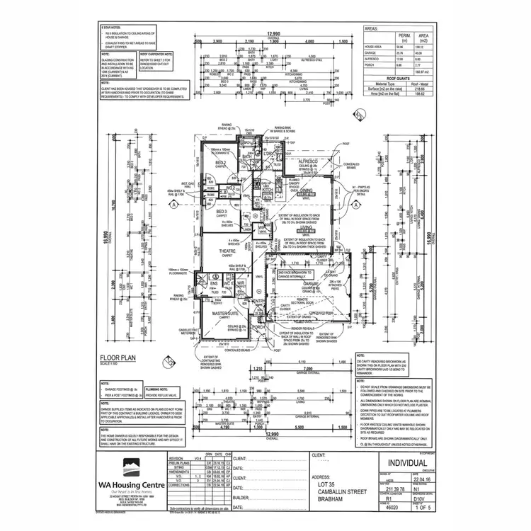Floorplan of Homely house listing, 11 Camballin Street, Brabham WA 6055