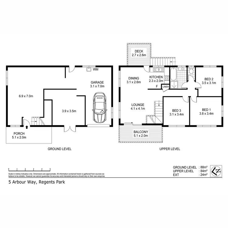 Floorplan of Homely house listing, 5 Arbour Way, Regents Park QLD 4118