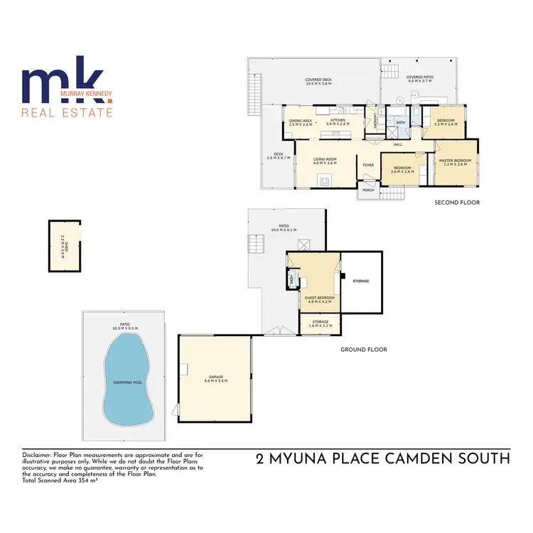 Floorplan of Homely house listing, 2 Myuna Place, Camden South NSW 2570
