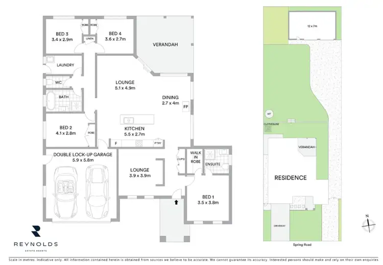 Floorplan of Homely house listing, 4 Spring Road, Mudgee NSW 2850