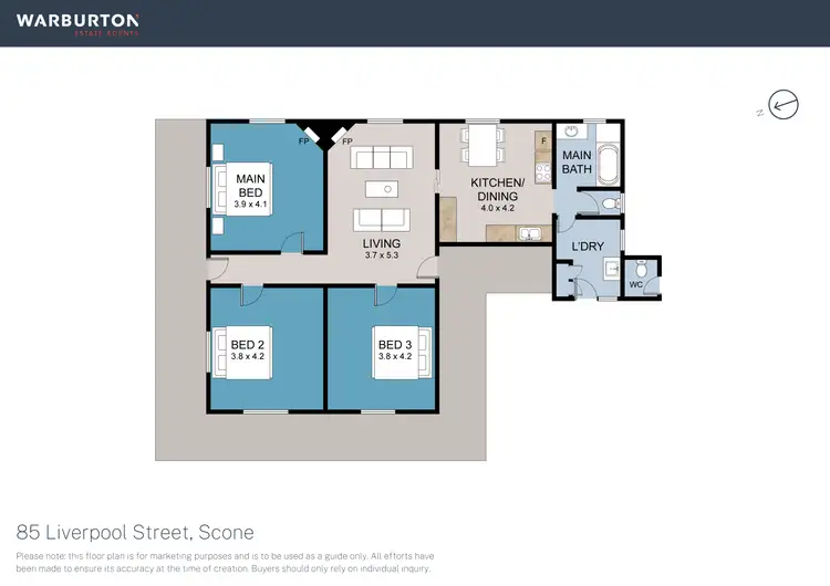 Floorplan of Homely house listing, 85 Liverpool Street, Scone NSW 2337