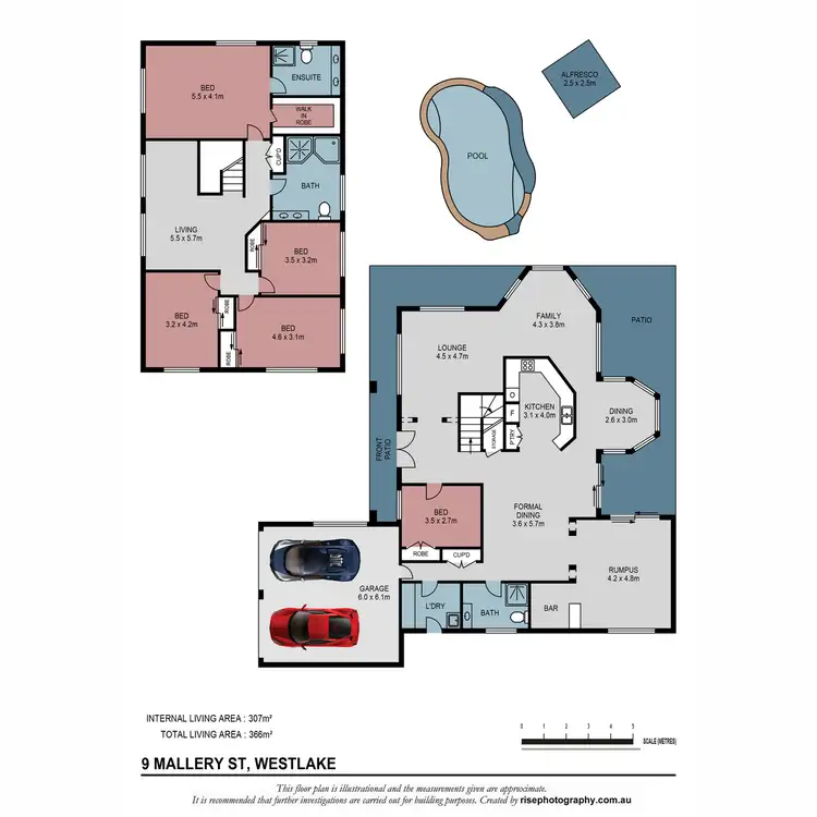 Floorplan of Homely house listing, 9 Mallery Street, Westlake QLD 4074