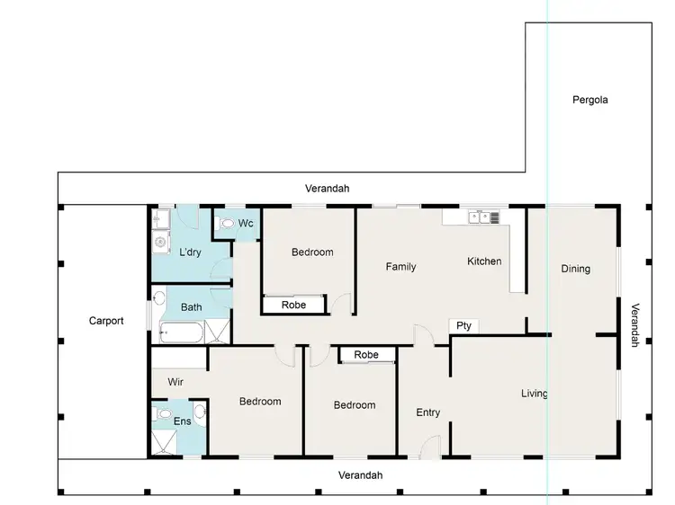 Floorplan of Homely house listing, 3 Vale Place, Wanniassa ACT 2903