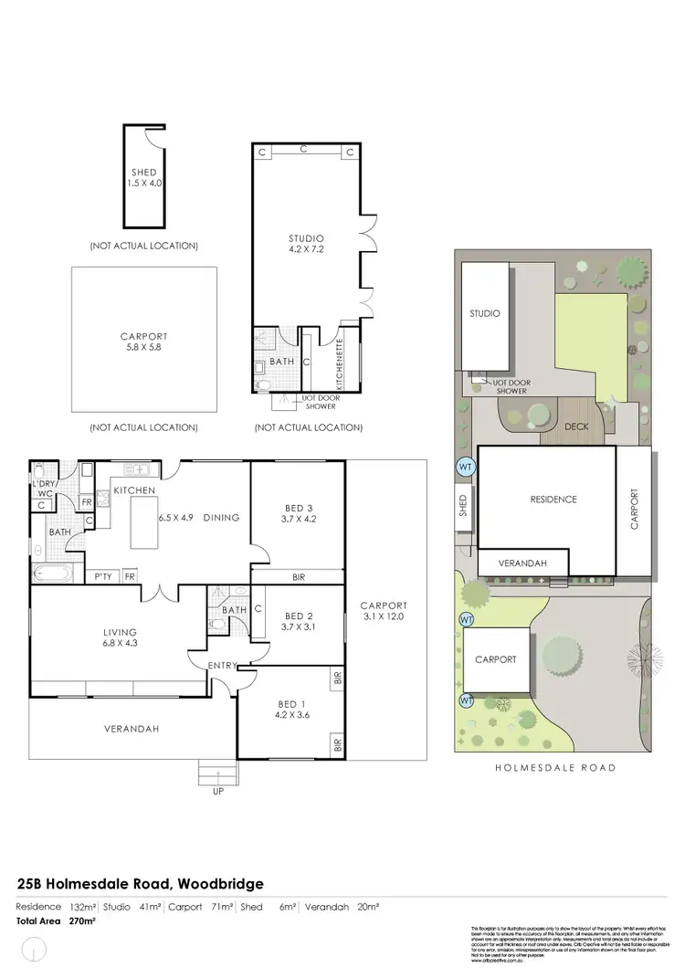 Floorplan of Homely house listing, 25B Holmesdale Road, Woodbridge WA 6056