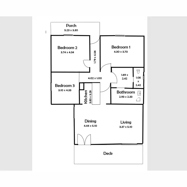 Floorplan of Homely house listing, 67 Scott Street, Mortlake VIC 3272