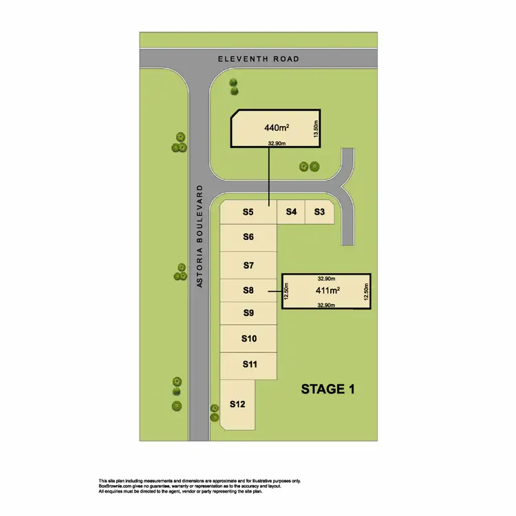 Floorplan of Homely land listing, Proposed Lot 4 of 119 Astoria Boulevard, Hilbert WA 6112