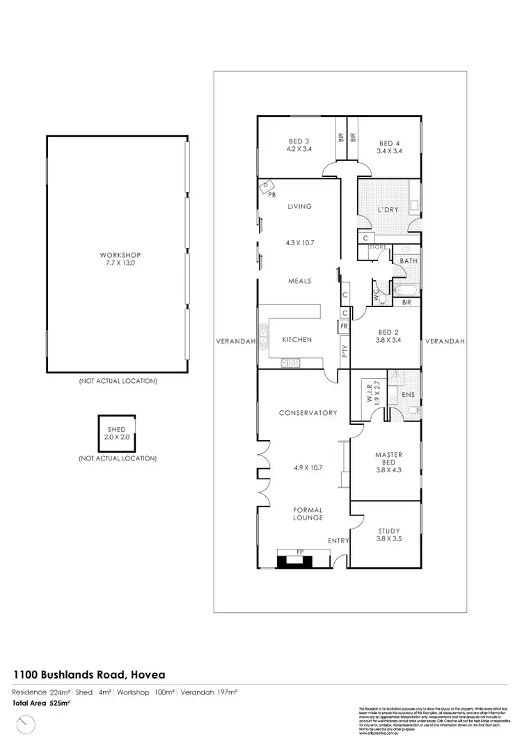 Floorplan of Homely house listing, 1100 Bushlands Road, Hovea WA 6071