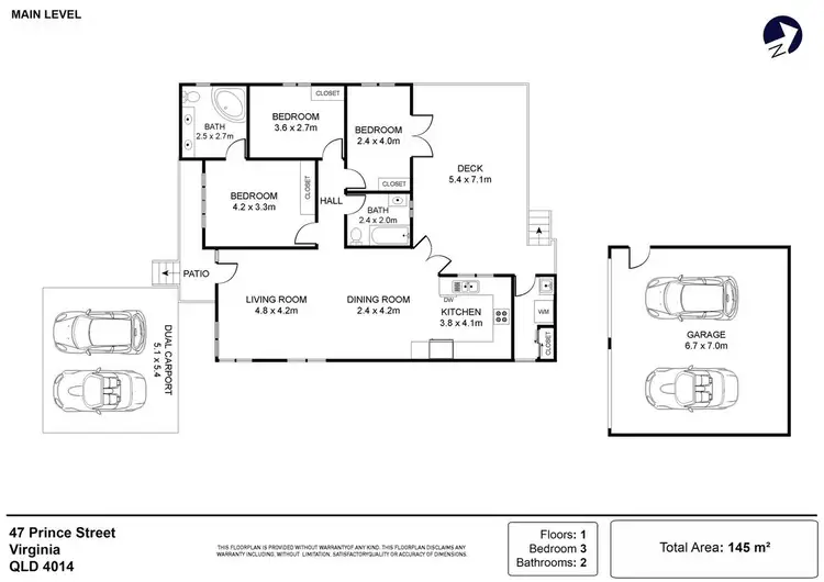 Floorplan of Homely house listing, 47 Prince Street, Virginia QLD 4014