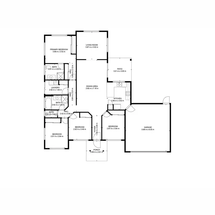 Floorplan of Homely house listing, 6 Jacaranda Drive, Bargara QLD 4670