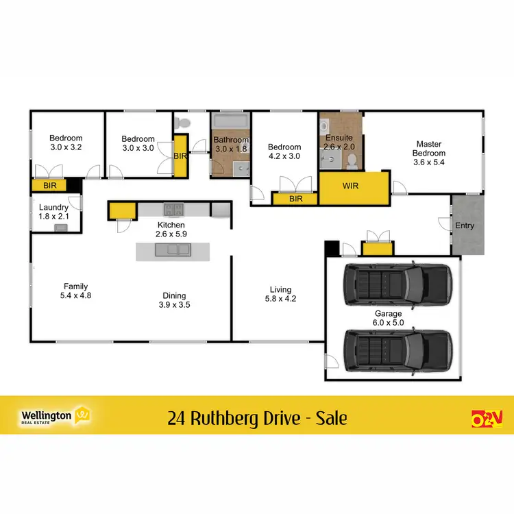 Floorplan of Homely house listing, 24 Ruthberg Drive, Sale VIC 3850