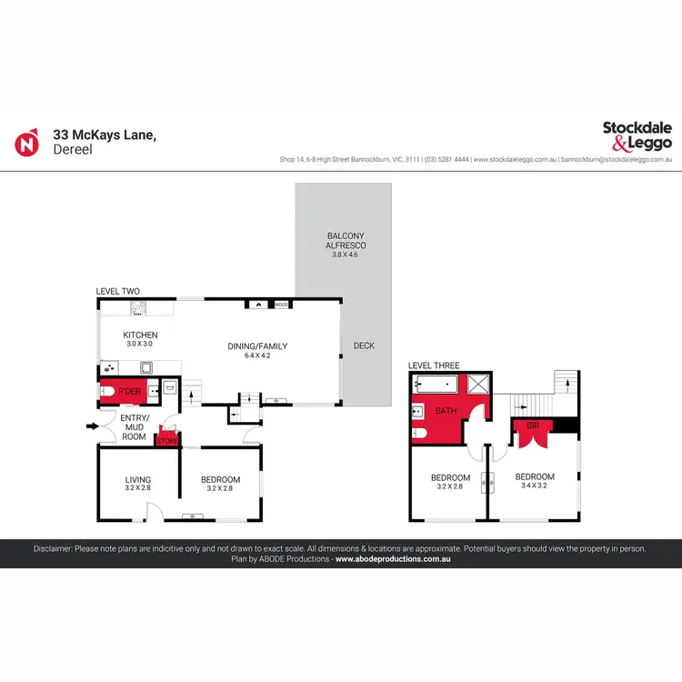 Floorplan of Homely house listing, 33 Mckays Lane, Dereel VIC 3352