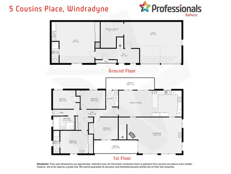 Floorplan of Homely house listing, 5 Cousins Place, Windradyne NSW 2795