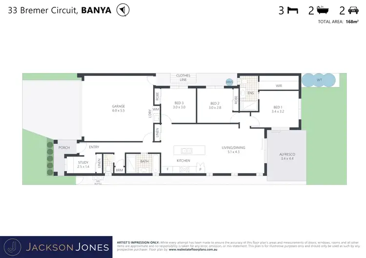 Floorplan of Homely house listing, 33 Bremer Circuit, Banya QLD 4551