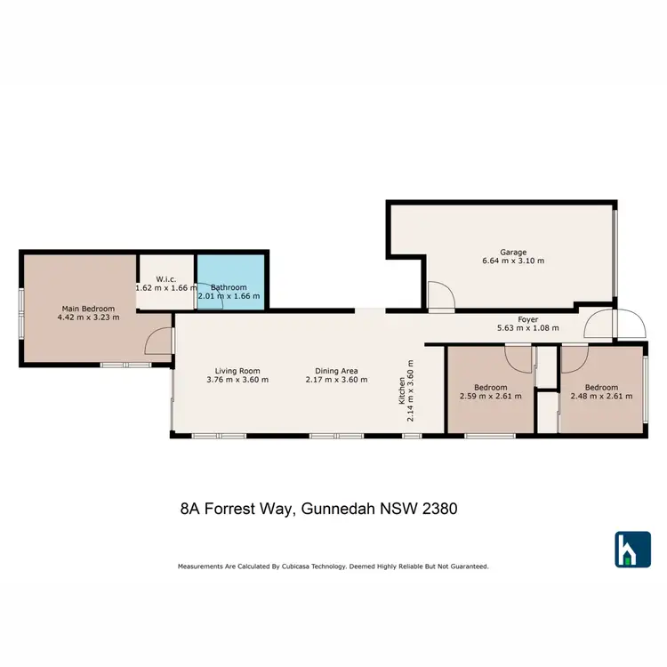 Floorplan of Homely unit listing, 8A & 8B Forrest Way, Gunnedah NSW 2380
