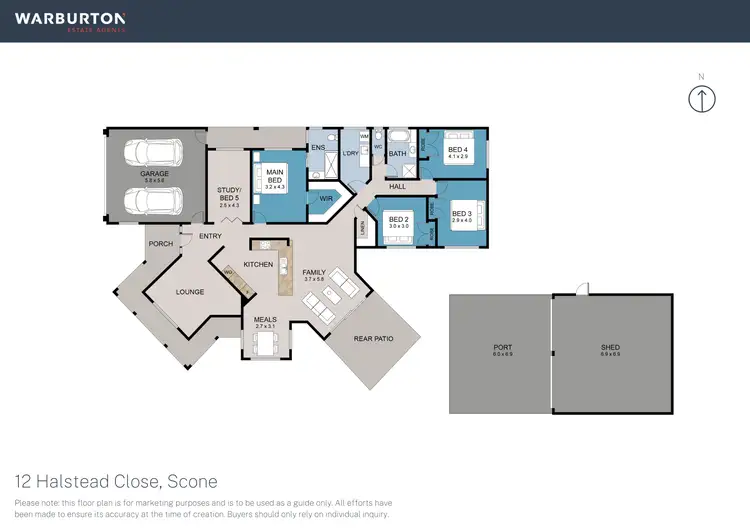 Floorplan of Homely house listing, 12 Halstead Close, Scone NSW 2337