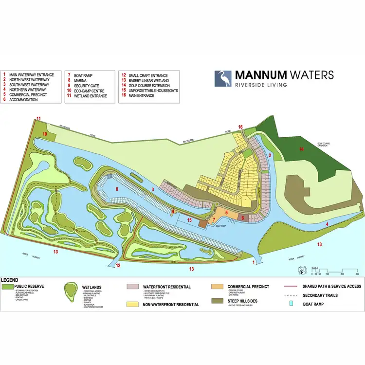 Floorplan of Homely land listing, LOT 94, Berth 96 Pelican Drive, Mannum SA 5238