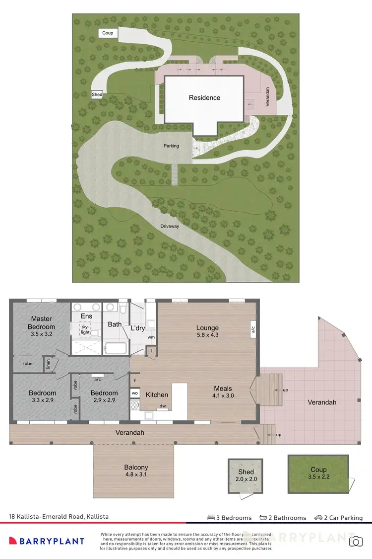 Floorplan of Homely house listing, 18 Kallista-Emerald Road, Kallista VIC 3791