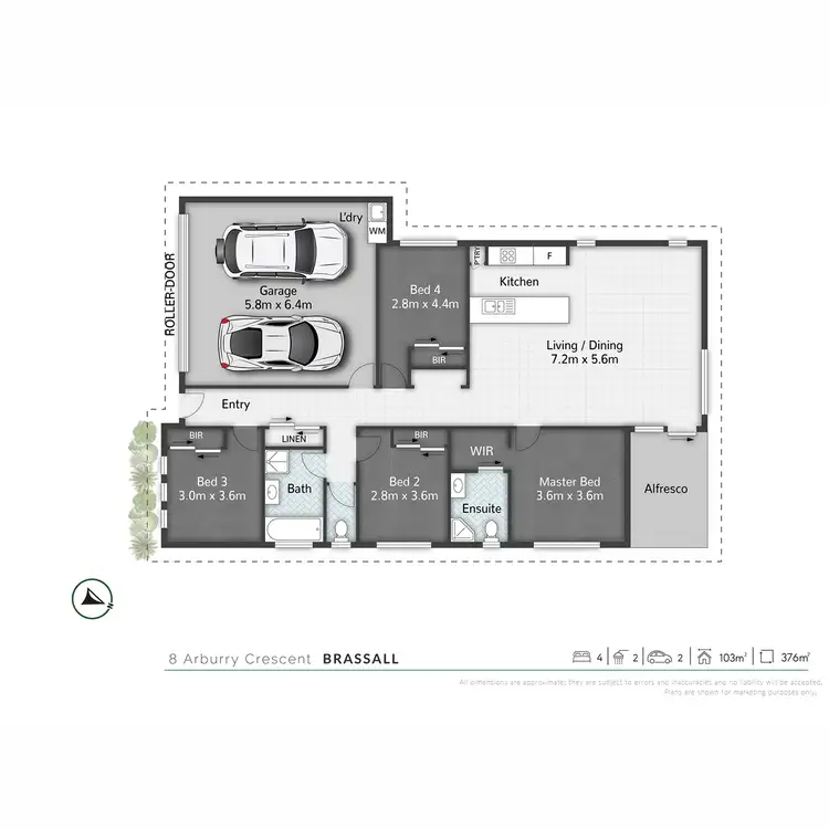 Floorplan of Homely house listing, 8 Arburry Crescent, Brassall QLD 4305