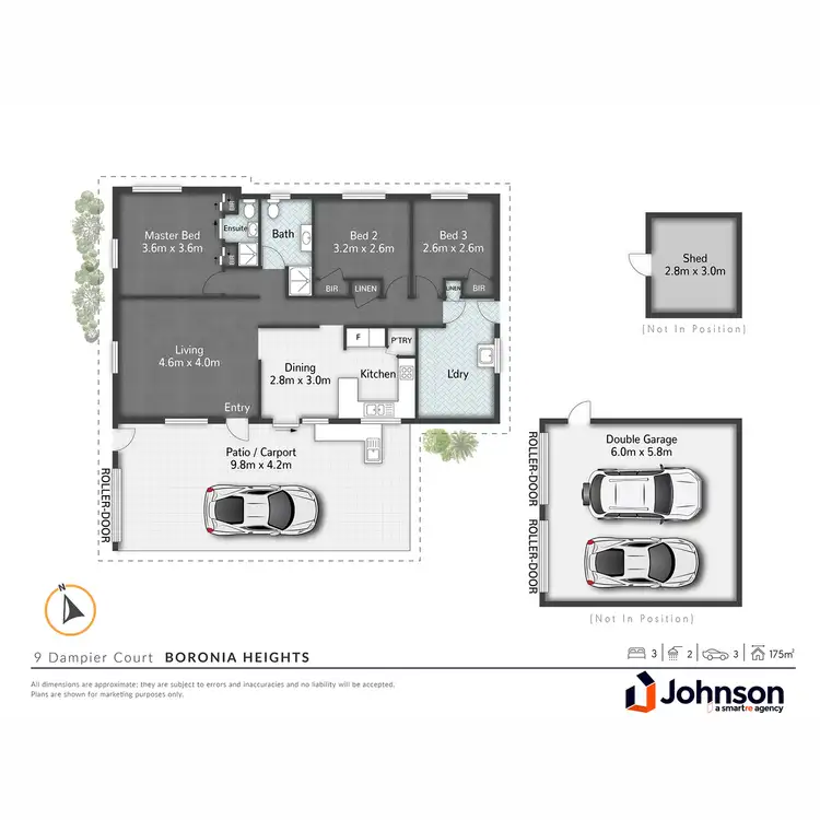 Floorplan of Homely house listing, 9 Dampier Court, Boronia Heights QLD 4124