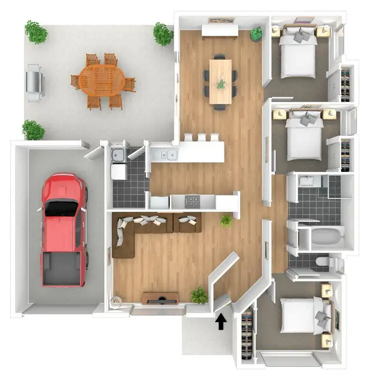 Floorplan of Homely house listing, 8 Juniper Place, Forest Hill NSW 2651