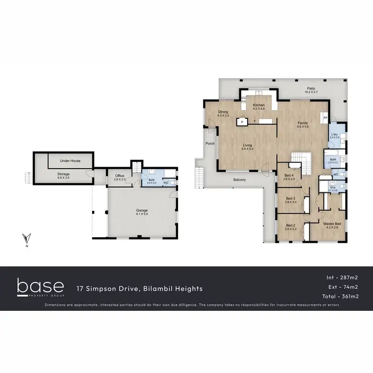 Floorplan of Homely house listing, 17 Simpson Drive, Bilambil Heights NSW 2486