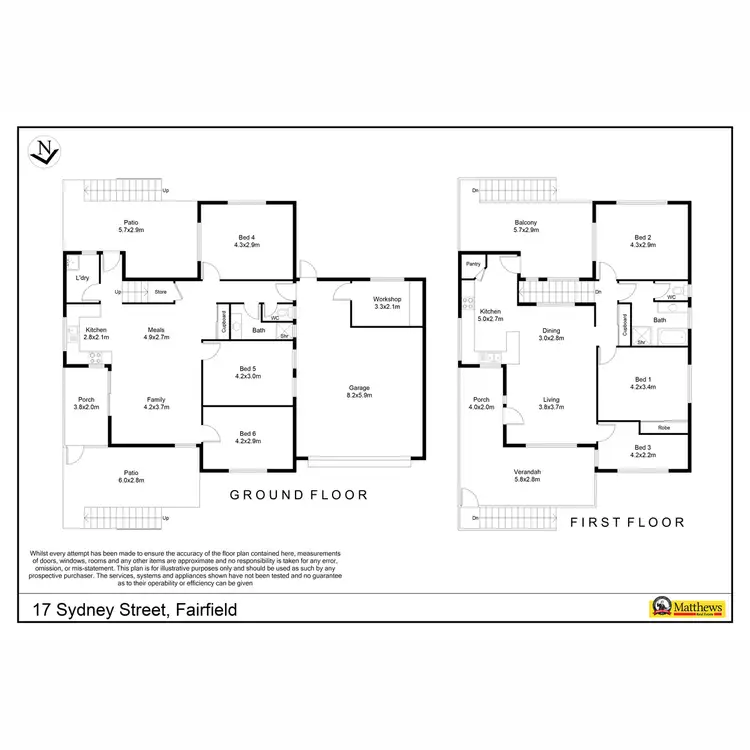Floorplan of Homely house listing, 17 Sydney Street, Fairfield QLD 4103