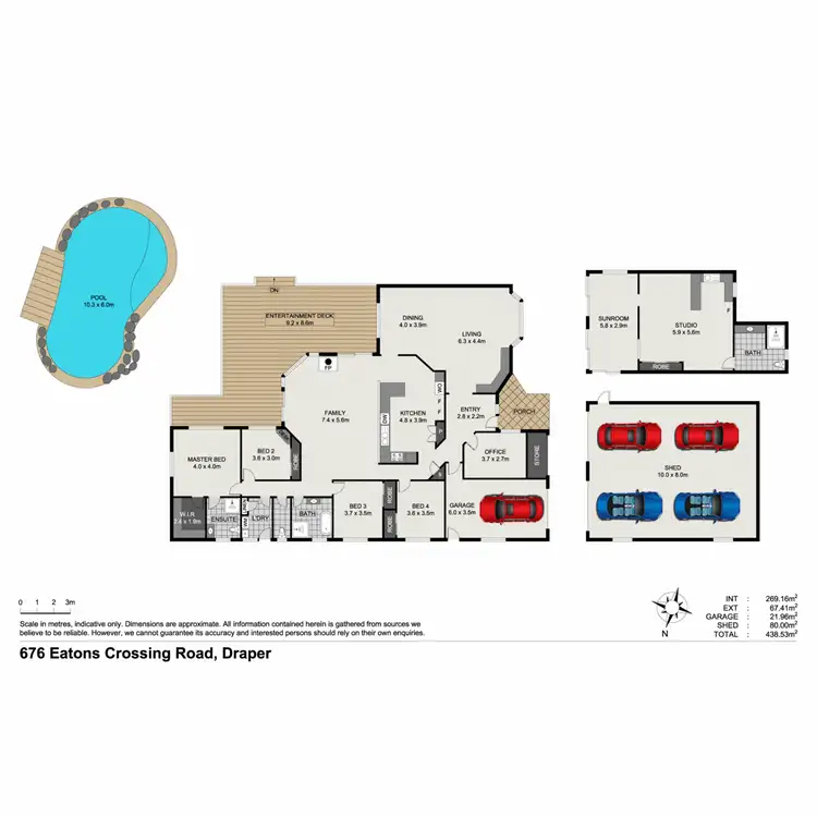 Floorplan of Homely house listing, 676 Eatons Crossing Road, Draper QLD 4520