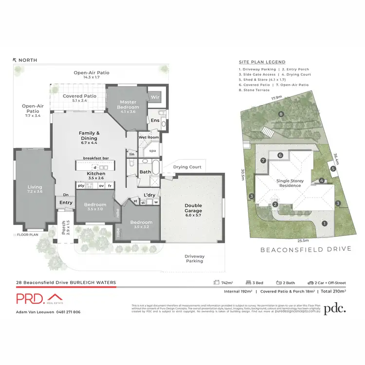 Floorplan of Homely house listing, 28 Beaconsfield Drive, Burleigh Waters QLD 4220