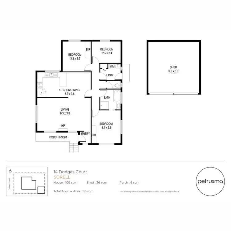 Floorplan of Homely house listing, 14 Dodges Court, Sorell TAS 7172