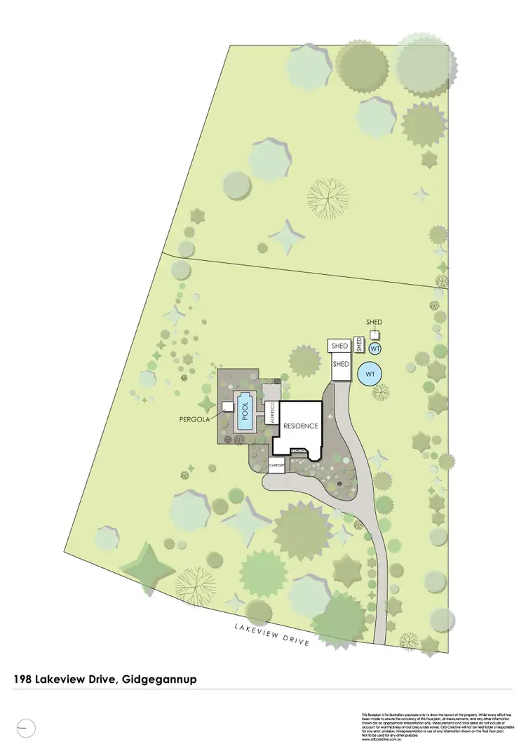 Floorplan of Homely house listing, 198 Lakeview Drive, Gidgegannup WA 6083
