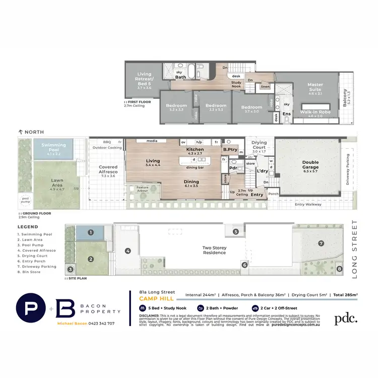 Floorplan of Homely house listing, 81a Long Street, Camp Hill QLD 4152