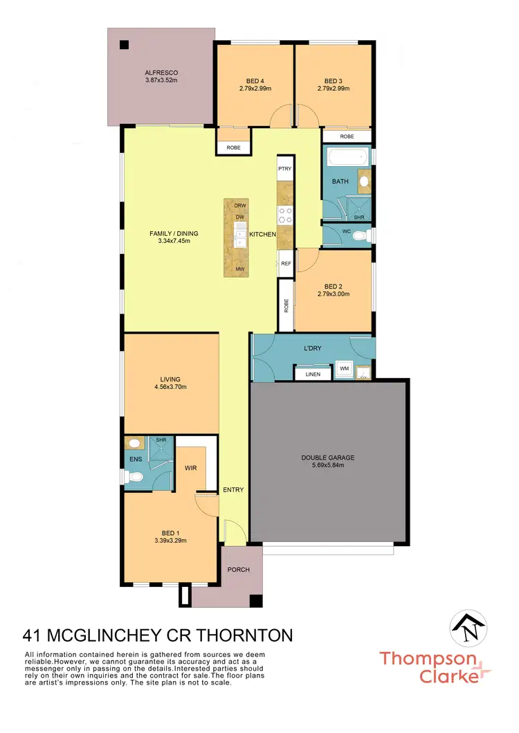 Floorplan of Homely house listing, 41 McGlinchey Crescent, Thornton NSW 2322