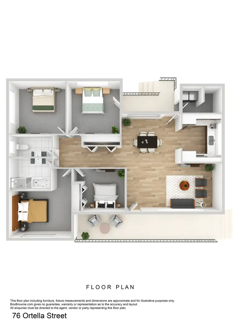 Floorplan of Homely house listing, 76 Ortella Street, Griffith NSW 2680