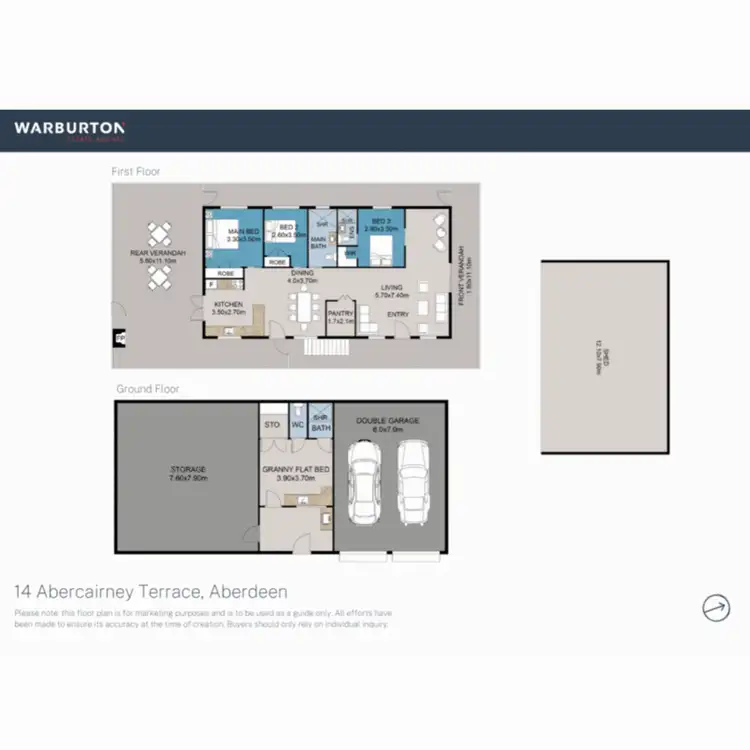 Floorplan of Homely house listing, 14 Abercairney Terrace, Aberdeen NSW 2336