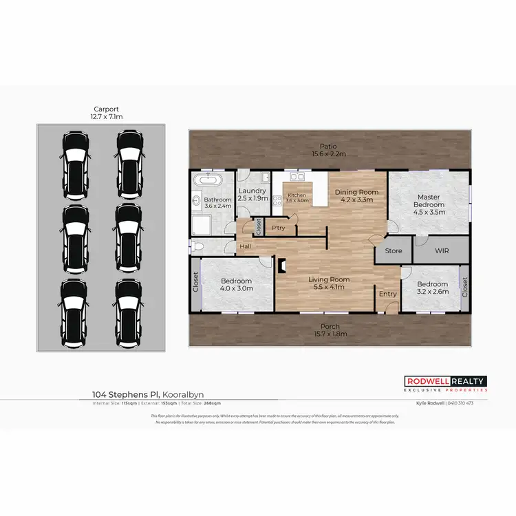 Floorplan of Homely rural property listing, 104 Stephens Place, Kooralbyn QLD 4285