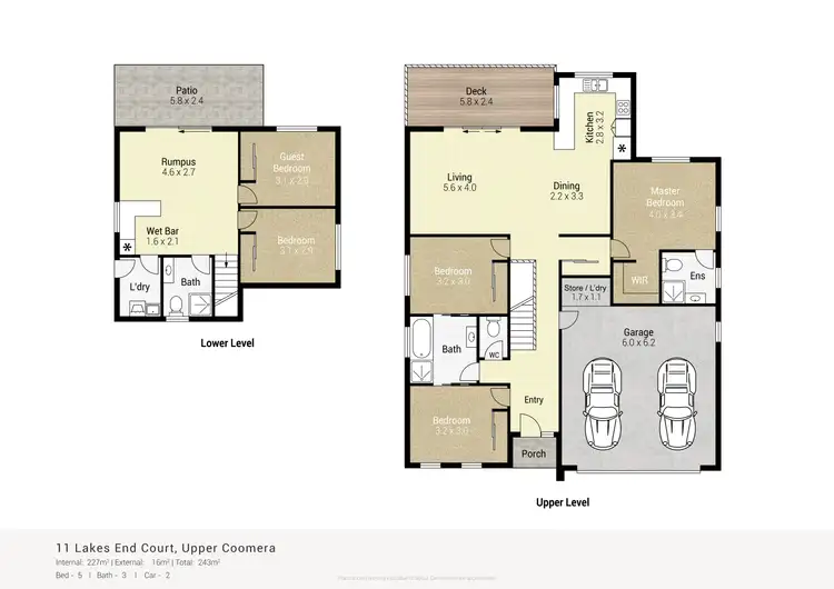 Floorplan of Homely house listing, 11 Lakes End Court, Upper Coomera QLD 4209