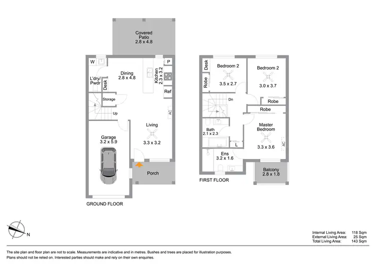 Floorplan of Homely townhouse listing, 44/5 Mckenzie Road, Mango Hill QLD 4509