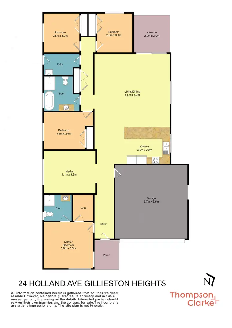 Floorplan of Homely house listing, 24 Holland Circuit, Gillieston Heights NSW 2321