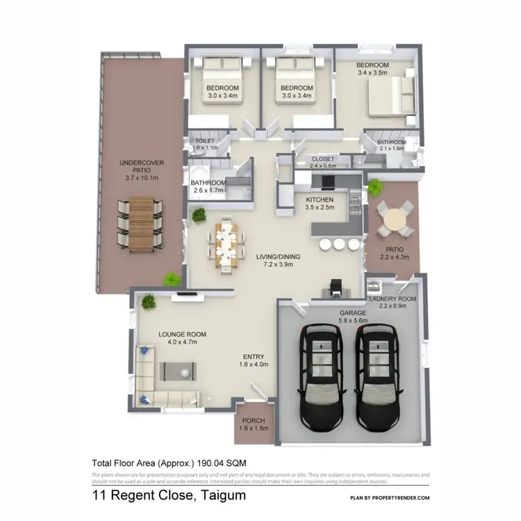 Floorplan of Homely house listing, 11 Regent Close, Taigum QLD 4018