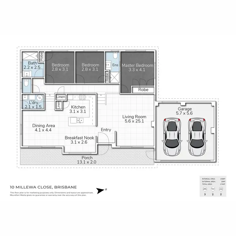 Floorplan of Homely house listing, 10 Millewa Close, Jindalee QLD 4074
