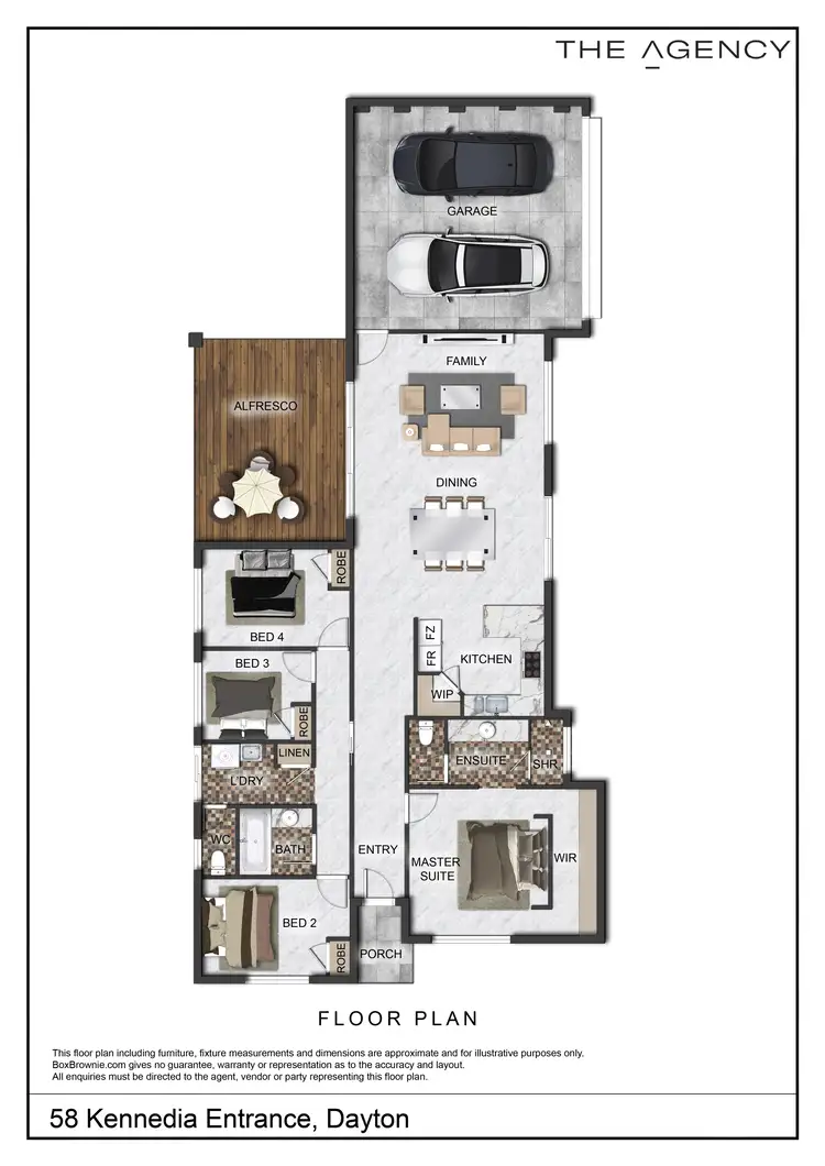 Floorplan of Homely house listing, 58 Kennedia Entrance, Dayton WA 6055