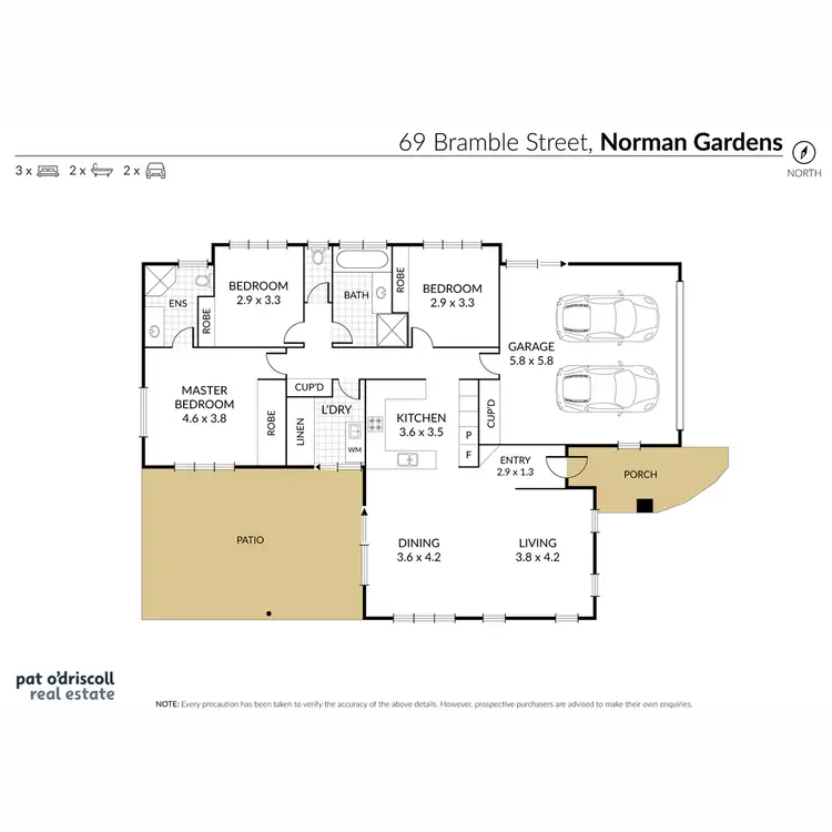 Floorplan of Homely house listing, 69 Bramble Street, Norman Gardens QLD 4701