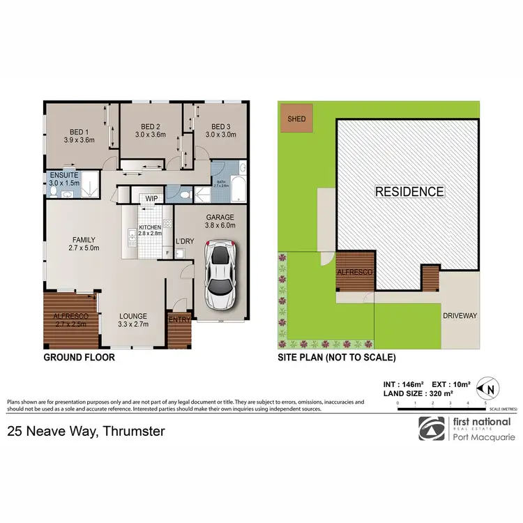 Floorplan of Homely villa listing, 25 Neave Way, Thrumster NSW 2444