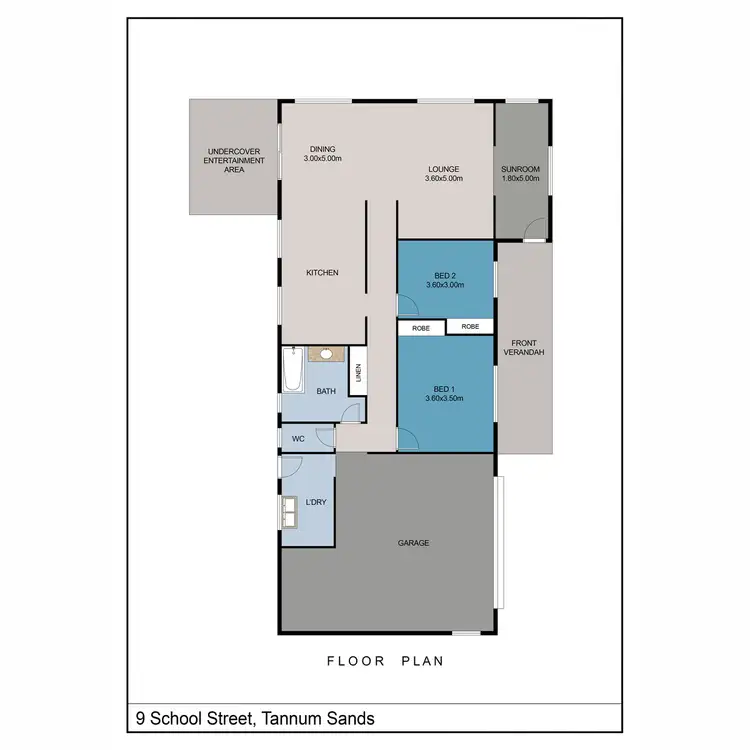 Floorplan of Homely house listing, 9 School Street, Tannum Sands QLD 4680