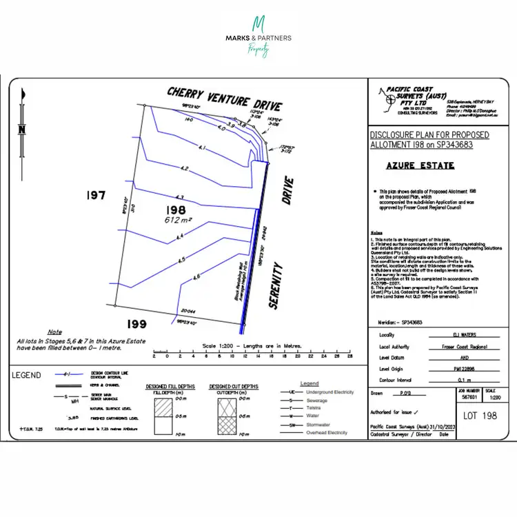 Floorplan of Homely land listing, LOT 198 Cherry Venture Drive, Eli Waters QLD 4655
